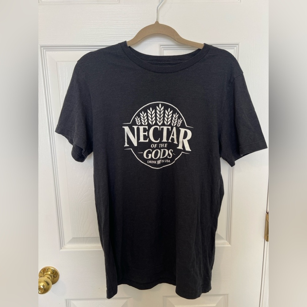 Nectar of the Gods Unisex Graphic T-Shirt Black Short Sleeve